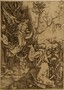 Raimondi Marcantonio - Annuncio a San Gioacchino (dalla serie: Vita della Vergine)